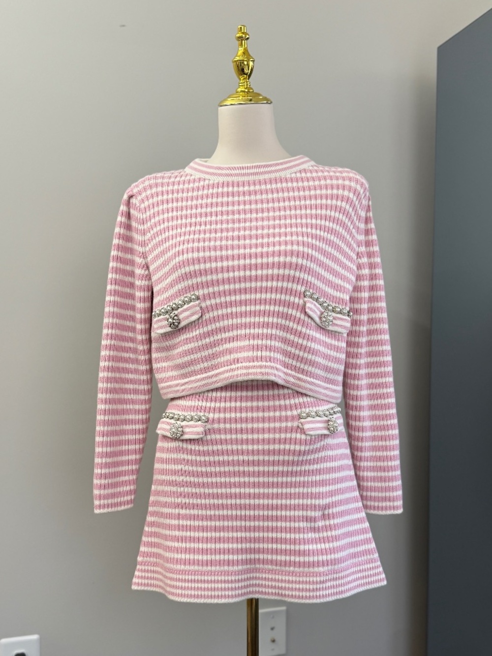 Self portrait SET OF TWO: Sweater and Skirt